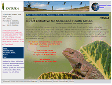 Tablet Screenshot of dishaearth.org